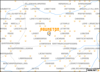 map of Paumeton