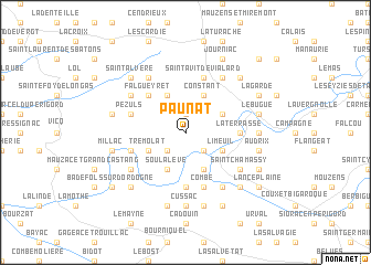 map of Paunat