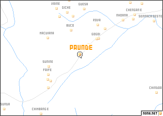 map of Paunde