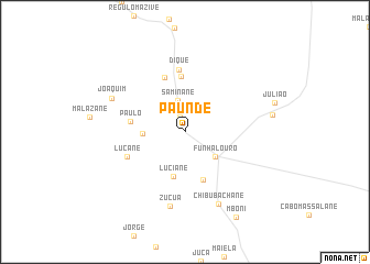 map of Paunde