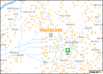 map of Paune Chak