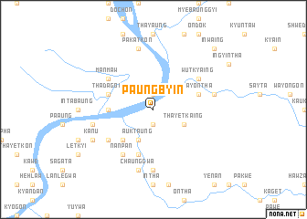 map of Paungbyin