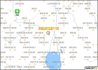 map of Paungbyin