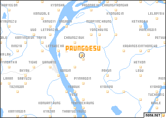 map of Paungdesu