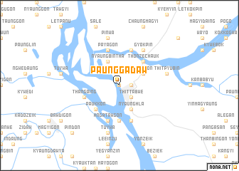 map of Paunggadaw