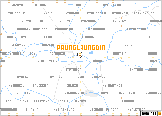 map of Paunglaungdin