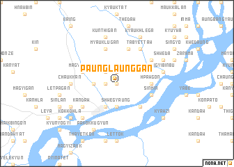 map of Paunglaunggan