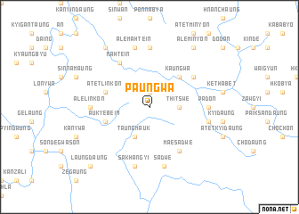 map of Paungwa