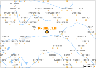 map of Paungzeik