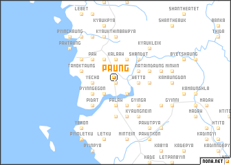 map of Paung