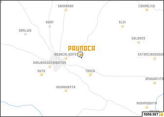 map of Paunoca