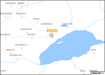 map of Pauri