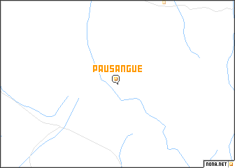 map of Pau Sangue