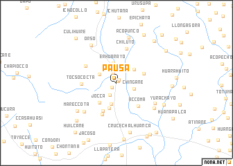 map of Pausa