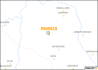 map of Pau Sêco