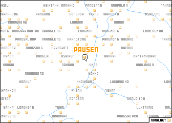 map of Pau-sen