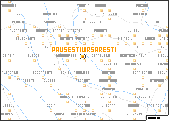 map of Păuşeşti-Ursăreşti