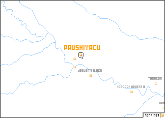 map of Paushiyacu