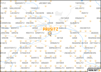 map of Pausitz