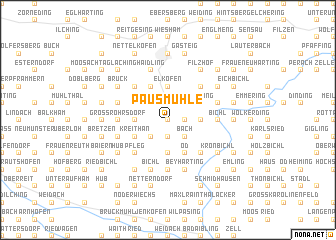 map of Pausmühle