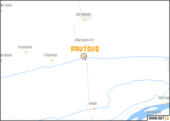 map of Pautovo