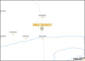 map of Pautovskiy