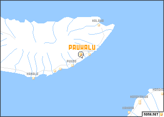 map of Pauwalu