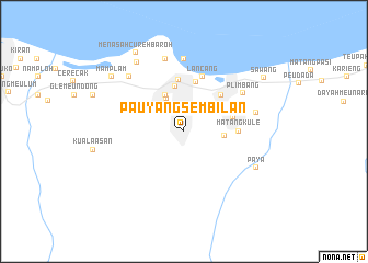 map of Pauyangsembilan
