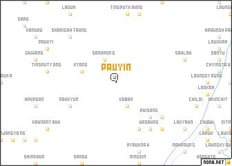 map of Pauyin