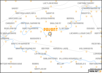 map of Pavant