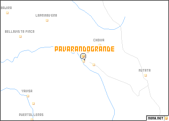 map of Pavarando Grande