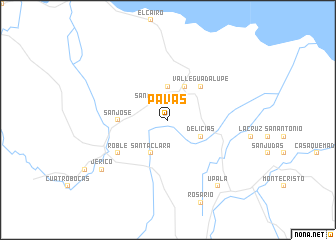 map of Pavas