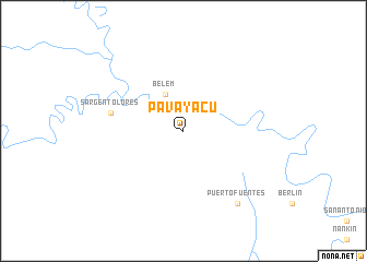 map of Pavayacu