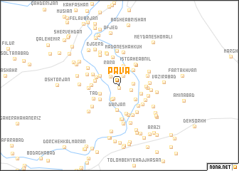 map of Pāvā
