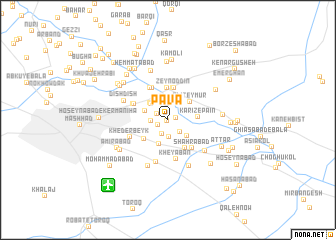 map of Pāvā