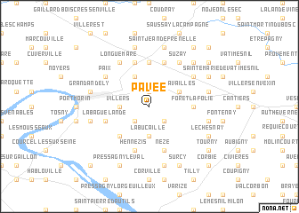 map of Pavée