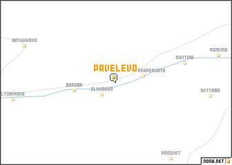 map of Pavelevo