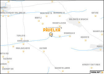 map of Pavelka