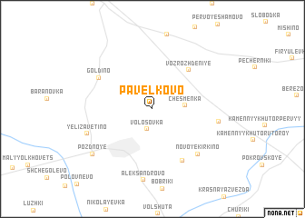 map of Pavelkovo