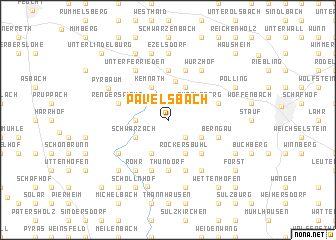 map of Pavelsbach