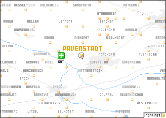 map of Pavenstädt