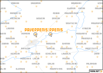 map of Paverpenis