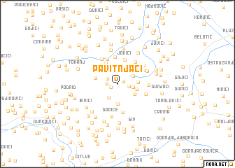 map of Pavitnjaci