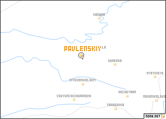 map of Pavlenskiy