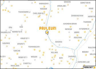 map of Pavleuri