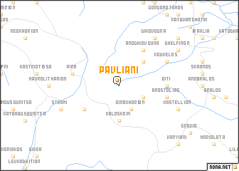 map of Pávliani