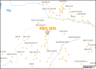 map of Pavliani