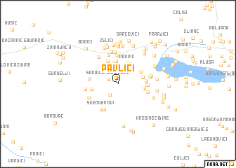 map of Pavlići