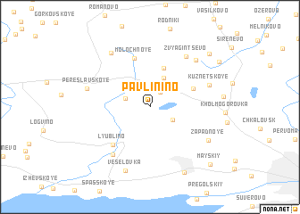 map of Pavlinino