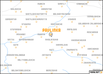 map of Pavlinka